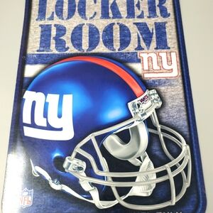 New York Giants Locker Room Sign